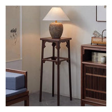 LUYOUBOZHU Vase Stand Chinese Simple Black Walnut Bonsai Stand, Living Study Tea Room Flower Table