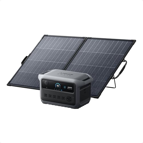 Anker SOLIX C2000 Gen2 Portable Power Station & 200W Bifacial Panel, 2048Wh