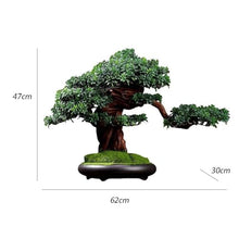 YXIANG56Q Fake Plants Living Room Simulation Plant Bonsai Indoor Greenery Potted Plants Large Fake Tree Desktop Landscape Decoration Ornaments Bonsai Tree