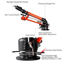 sunbiaouk Turbine Spray Gun, Agricultural Irrigation Rocker arm Sprinkler Head, Automatic Irrigation Equipment, Adjustable 0-360 Degree Coverage Pattern, Gardening Watering System Sprinklers