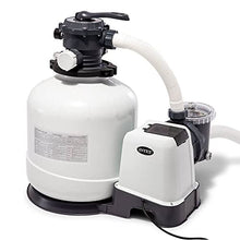 Intex Sand Filter Pump with Saltwater System Maintenance Set Black