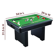 Hathaway Renegade 54-In Slate Bumper Pool Table Black/Green