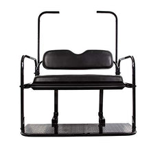 7BLACKSMITHS Rear Back Seat Kit for EZGO TXT Golf Cart Black