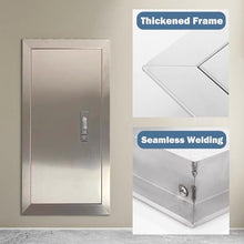 Blazea Outdoor Kitchen Access Door Stainless Steel, Plumbing Access Panel with Recessed Handle, Waterproof Anti-Rust Inspection Door Flush Mount(36x46in)