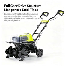 Thlabe Cordless Tiller 14.2In Width & 7.1In Depth for Lawn/Soil Cultivation