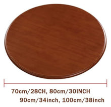 LLHBBSHYYDM Turntable Dining Table, Round Table Top, Wooden Turntable Dining Table Round Tabletop Centerpiece Rotating Tray(90cm/34in)
