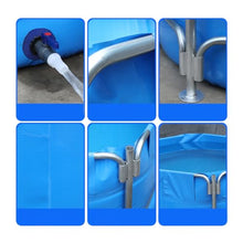 Sermair Canvas Folding Swimming Pool Multi-Functional Water Storage Tank Blue