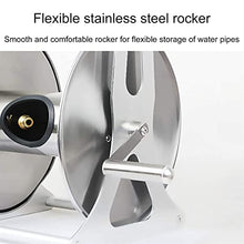 Wall Mounted Garden Hose Reel, Metal Hose Reel,Hose Reel Garden Accessories, Adjustable Spray Nozzle Gun, Lawn & Garden Watering Equipment,Rack+30mHose