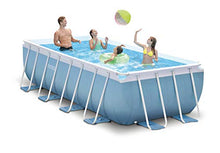 Intex Rectangular Prism Frame Pool Set 16ft x 8ft x 42in Multicolor