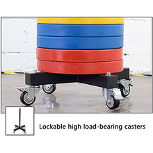 VEITEOX FTY Vertical Weight Plate Rack with Wheels, Olympic 2 Inch Weights Stand