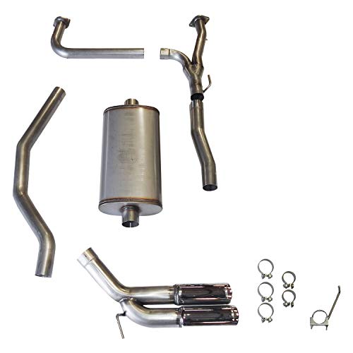 JBA Cat Back Exhaust 304SS Pass Side Dual for 04-21 Nissan Titan 5.6L Gray