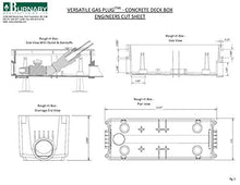 Burnaby Manufacturing Ltd Concrete Deck Versatile Gas Plug(TM) - 3/4" NPT Inlet, 1/2" Quick Disconnect Outlet - Anodized Aluminum Door (Stainless Steel)