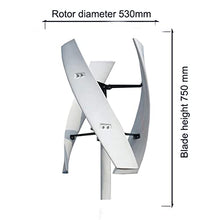 AISINILALAO 9000W 12V-220V Powerful Dynamo Free Energy with MPPT Controller Homeuse Low Speed Windmill Vertical Axis Wind Turbine for Outdoor Garden(White),12v