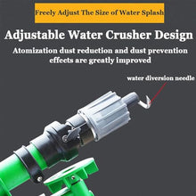 BAIYITONGDA 2" Impulse Sprinkler with Pressure Gauge, Farm Irrigation Sprinklers with On Tripod Base0°-45° Elevation Angle Adjustable, 360° Automatic Rotation, for Large Area Farmland Irrigation