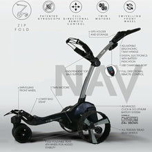 Certified Brands MGI Zip Navigator Electric Golf Cart with Seat Bundle