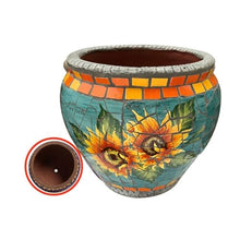 HANMENGYUAN Flower pots Large Flower Pots for Fence Planters Outdoor Outdoor Indoor(Blue)
