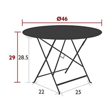 Fermob Bistro 46" Round Table - Cactus