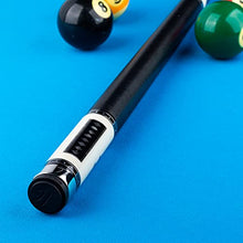 KATANA KAT01 Pool Cue Cream Stained with Smoke Pearlite and Black_Rectangles Smoked Stacked Diamonds 20oz Cream and Smoked Black