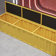 RFBXZPTADNU Garden Bench with Storage Box Industrial Shoe Rack