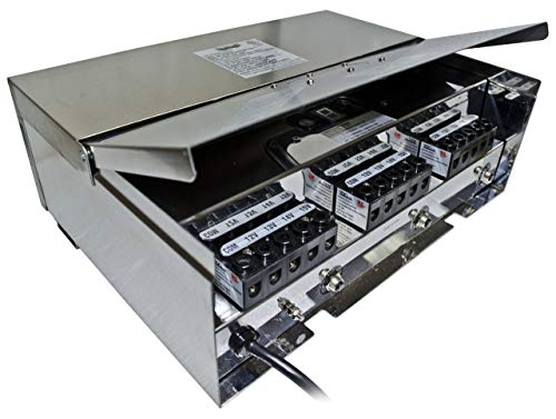 Dabmar Lighting LVT900-MT-SS 900W Mt(12,13,14) Transformer with Timer, Stainless Steel Finish