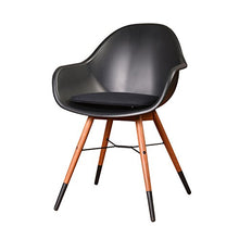 Amazonia Monaco 4 Piece Indoor Armchair Set with Cushions Black