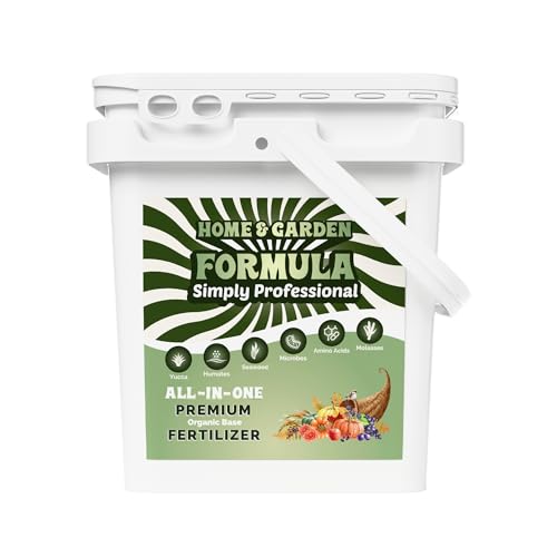 SIMPLY PROFESSIONAL FORMULA All-in-One Plant Nutrient - Fertilizer for Vegetables, Herbs, Flowers & Houseplants - Ideal for Indoor & Outdoor Plants, Supporting Lush, Healthy Growth - 25 LB Bucket