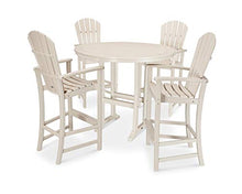 POLYWOOD® Palm Coast 5-Piece Round Bar Set in Sand