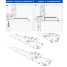 SVBVRFEEW Window Awnings Exterior Door Canopy Patio Rain Shelter Cover