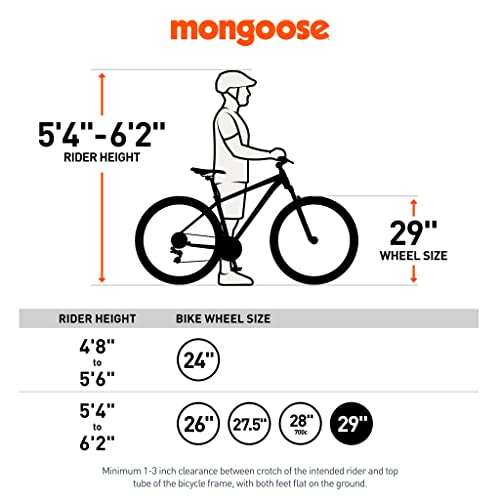 Mongoose Impasse Mountain Bike Matte Black