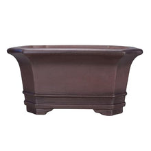 XUNTING Indoor Planters Purple Sand Retro Handmade 70cm Square deep Pot Gardening Green Plant Bonsai Container Succulent pots(A,Small)