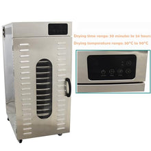 HQHAOTWU 16 Layers Rotary Food Dehydrator Machine Stainless Steel