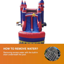 JumpOrange Commercial Inflatable Rocket Titan Dual Lane Bounce House with Slide Combo Rocket