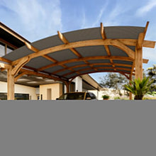 COARBOR 8Ft x 144Ft Outdoor Shade Cloth Sun Shade Fabric Roll Shade Cover for DIY Pergola Carport Patio Deck Backyard Garden Greenhouse Yard Balcony- Brown