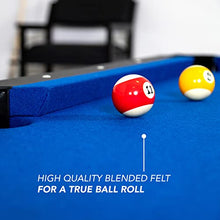 Hathaway Hustler 8-ft Pool Table with Ball Return Blue