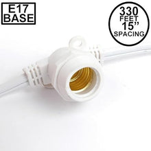Novelty Lights 330 Feet Heavy Duty Light String, White Wire, 264 Sockets