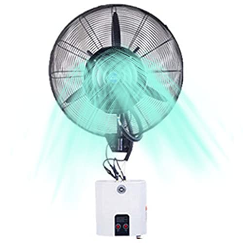 Preferspace Wall-mounted Misting Fan, Oscillating Misting Fan with 3 Cooling Speeds and 15L Tank, Cooling Fan for Patio, Outside Restaurant, Garage, Workshop