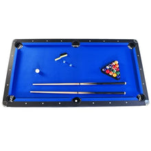 Wanttii Pool Table with Table Tennis Top, Modern Billiards Table (Blue)