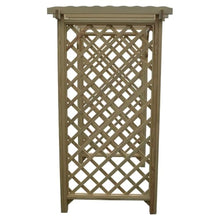 Keystone Amish Co. Manchester Pressure Treated Pine Garden Arbor, Heavy Duty Outdoor Wooden Archway Trellis, Amish Crafted, Made in USA, 5-Foot, Unfinished