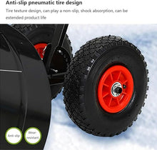 Efficient Snow Shovel w/Wheels Snow Shovel with Wheels for Driveway Doorway, Heavy Duty Efficient Rolling Snow Plow for Snow Removal,Adjustable Handle