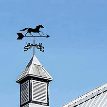 Metal Weathervane Outdoor Roof weathervane Garden Yard Decor Stainless Steel Weathercock Indicating Wind Direction Farm Scene Home Outdoor Crafts Ornaments D 35X50CM (B 35X50CM) (E 35X50CM)