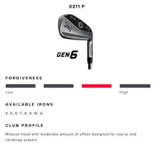 PXG 0311 GEN6 P Iron Set - 8 Clubs (4 - GW) - Right Hand - Stiff Flex - Steel Shaft