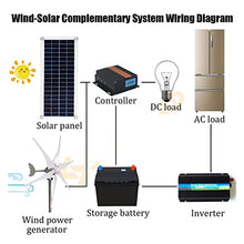 ngddf2haa 600W 800W 1000W Wind Turbine Generator New Energy Horizontal Wind Turbine Generator 12v 24v 48v Homeuse Windmill with MPPT Controller (Color : 5 Specification : 1)
