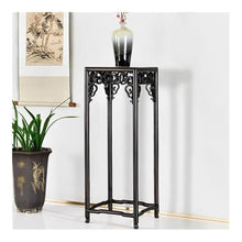WOAITIANTIAN Vase Stand Openwork Carving Chinese Style Redwood Bonsai Base, Indoor Household Ornament Display Stand