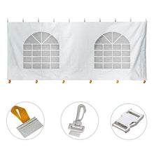 Party Tents Direct 20'x20' Weekender Canopy, Red White Blue & Sidewalls
