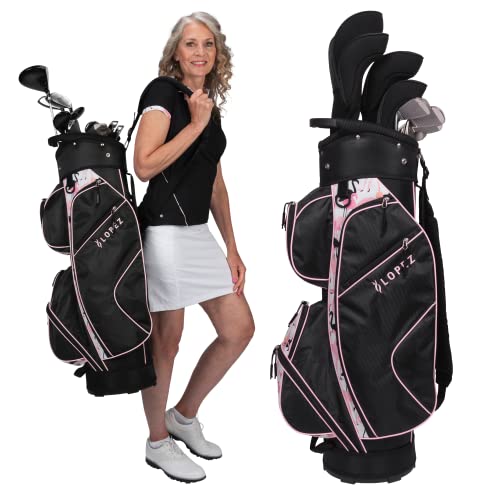 Nancy Lopez Golf Ashley 18PC Complete Golf Clubs Set Flamingo