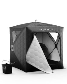 SAUNABOX® SmartSteam Portable Home Steam Sauna | 2 Person Sauna Tent