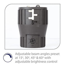 WAC Landscape Lighting, 3in Inground Light LED 120V with Adjustable Beam Angle and Integral Brightness Control 3000K in Solid Brass Coated with Bronze