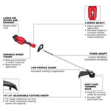 3046-21HD for Milwaukee M18 String Trimmer Kit