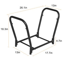 DOIBG Heavy Duty Firewood Rack Log Holder with Sturdy Iron Construction Easy Assembly and Ample S Space for Fireplace