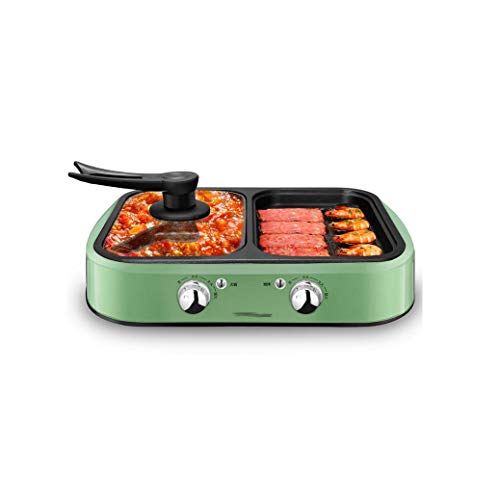 Multifunctional Korean Smoke Free Dormitory, Grilled Hot Pot, Barbecue, Household Electric Grill, Baking Machine